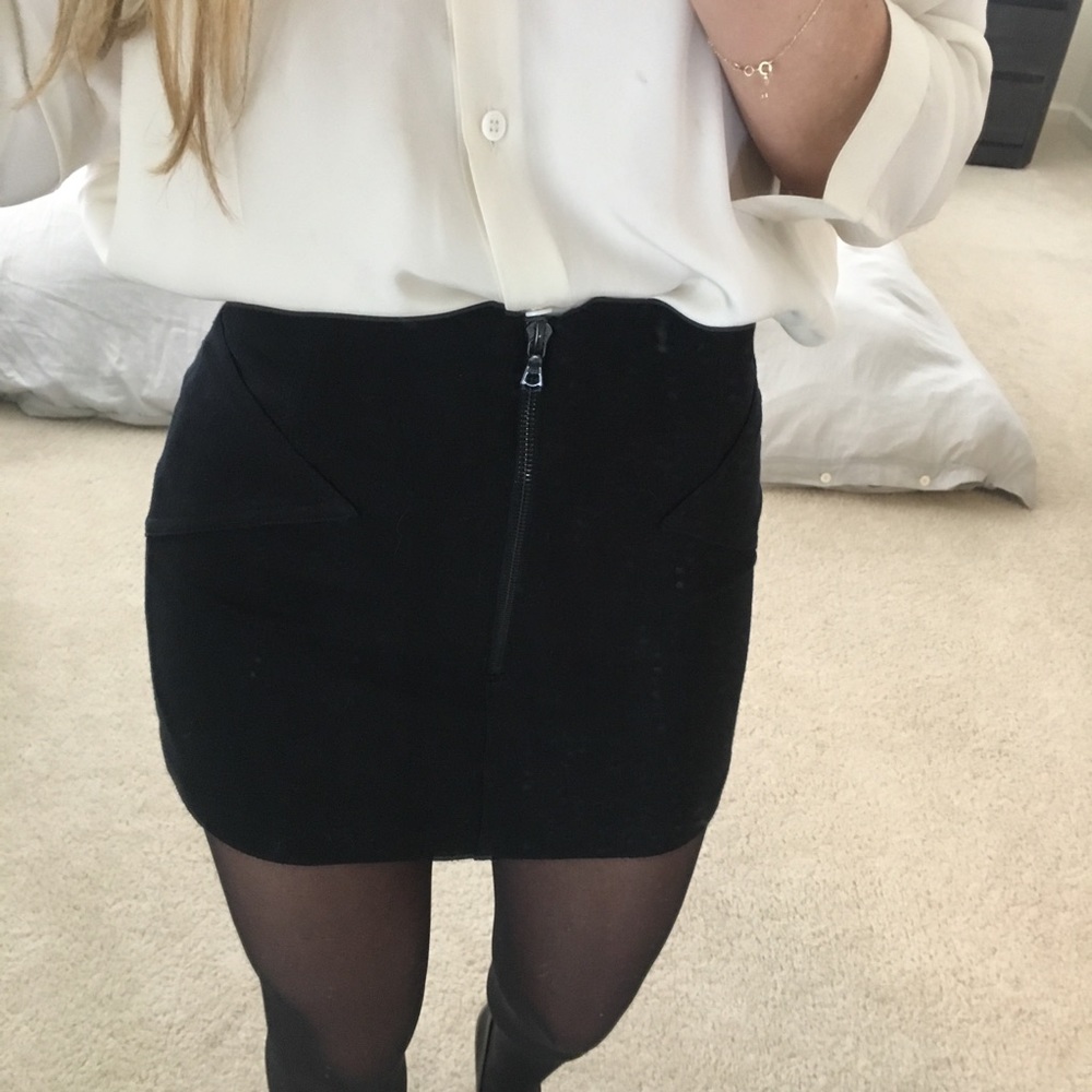 —SOLD on DEPOP— Alexander Wang 90s mini skirt XS - Picture 3 of 8